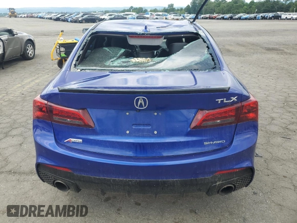2019 Acura TLX w/A-Spec Pkg with VIN 19UUB3F69KA001543, listed as a Copart auction lot 62479905 with 132,651 mi miles and Salvage title. Bid and sale history available at DreamBid. Image 6.