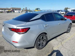 2022 Nissan Sentra SV with VIN 3N1AB8CV6NY261041, listed as a IAAI auction lot 41811644 with 48,930 mi miles. Bid and sale history available at carsss.com. Image 4.