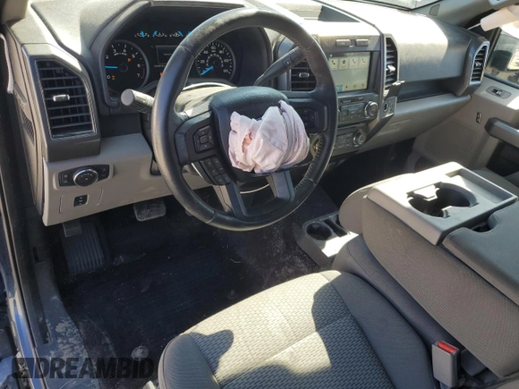 2017 Ford F-150 XL with VIN 1FTFX1EFXHFB12886, listed as a Copart auction lot 45378415 with 101,652 mi miles and Salvage Title. Bid and sale history available at carsss.com. Image 8.
