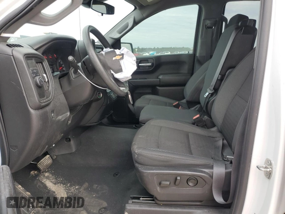 2024 Chevrolet Silverado 1500 Custom with VIN 3GCPABEK4RG267443, listed as a Copart auction lot 87958345 with Not Provided miles and Salvage Title. Bid and sale history available at DreamBid. Image 7.