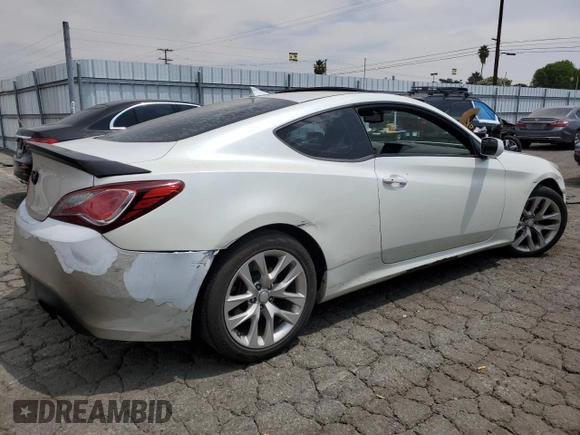 2013 Hyundai Genesis Coupe Premium with VIN KMHHT6KD5DU097848, listed as a Copart auction lot 62369675 with 166,823 mi miles and Clean title. Bid and sale history available at DreamBid. Image 3.