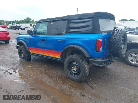 2022 Ford Bronco с VIN 1FMEE5DP7NLB05406, выставлен на аукционе IAAI как лот 42607701 с пробегом 38 206 миль миль и . История ставок и продаж доступна на DreamBid. Изображение 3.