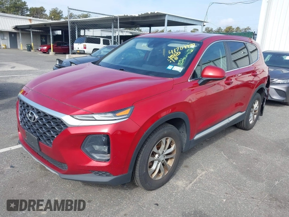 2020 Hyundai Santa Fe SE with VIN 5NMS23AD5LH216758, listed as a IAAI auction lot 41709979 with 145,756 mi miles. Bid and sale history available at carsss.com. Image 18.