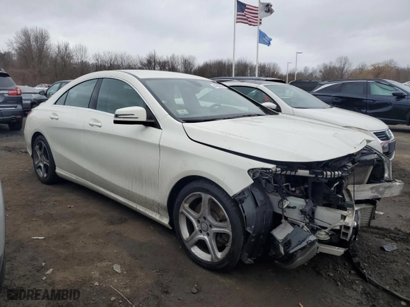 2014 Mercedes-Benz CLA-Class CLA 250 with VIN WDDSJ4EB7EN041555, listed as a Copart auction lot 47865955 with 185,791 mi miles and Salvage Title. Bid and sale history available at carsss.com. Image 4.