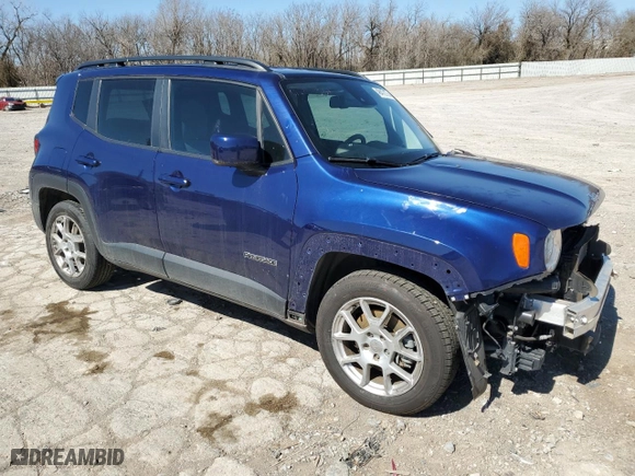 2021 Jeep Renegade Latitude with VIN ZACNJCBB7MPN28957, listed as a Copart auction lot 48412175 with 35,443 mi miles and Salvage Title. Bid and sale history available at carsss.com. Image 4.