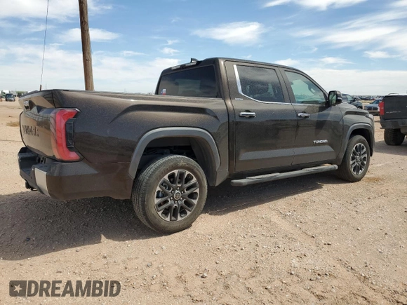 2024 Toyota Tundra Limited Hybrid with VIN 5TFJC5DBXRX057850, listed as a Copart auction lot 55224795 with 6,401 mi miles and Salvage title. Bid and sale history available at DreamBid. Image 3.