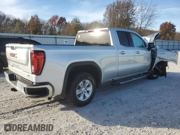 2022 GMC Sierra 1500 Limited SLE with VIN 1GTR9BED5NZ113756, listed as a Copart auction lot 82408914 with 0 mi miles and Salvage Title. Bid and sale history available at carsss.com. Image 3.
