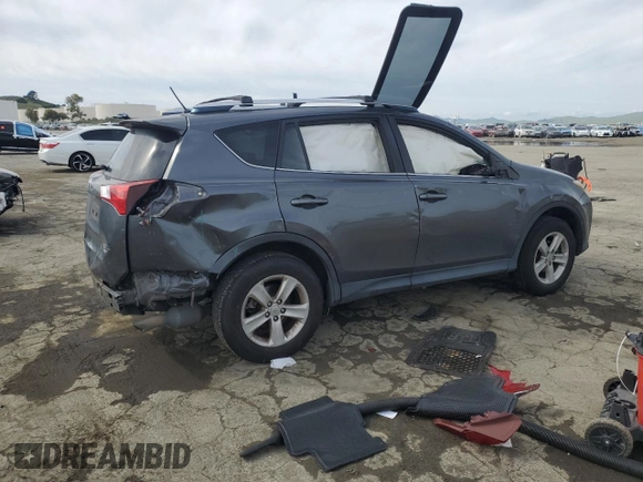 2014 Toyota RAV4 XLE with VIN JTMRFREV0ED085534, listed as a Copart auction lot 49897675 with 131,776 mi miles and Salvage Title. Bid and sale history available at carsss.com. Image 3.