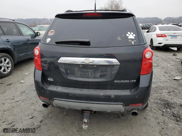 2012 Chevrolet Equinox LTZ with VIN 2GNFLFE59C6322468, listed as a Copart auction lot 44570595 with 201,399 mi miles and Salvage Title. Bid and sale history available at carsss.com. Image 6.