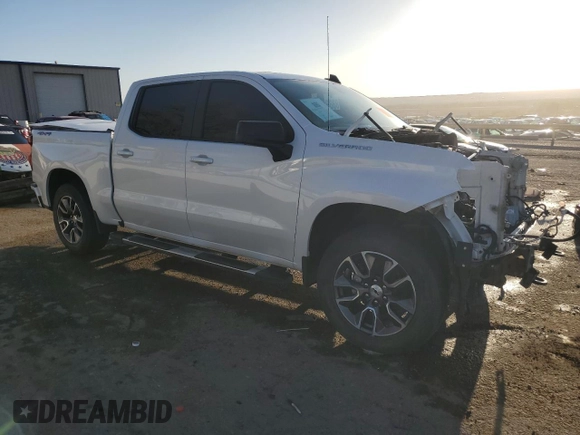 2021 Chevrolet Silverado 1500 RST with VIN 3GCUYEEL0MG402693, listed as a Copart auction lot 52618755 with 58,666 mi miles and Salvage Title. Bid and sale history available at carsss.com. Image 4.