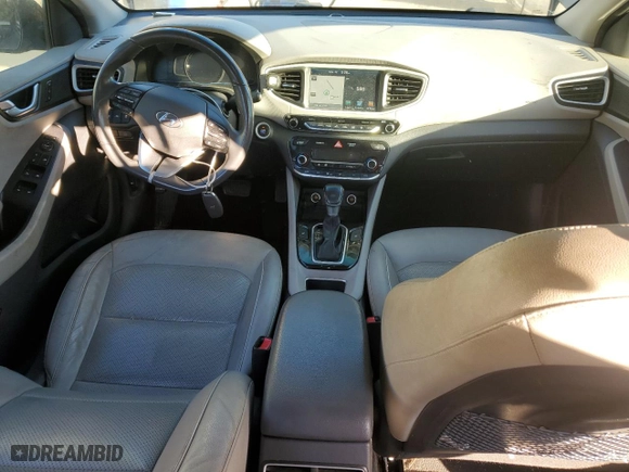 2017 Hyundai Ioniq Hybrid Limited with VIN KMHC05LC9HU021039, listed as a Copart auction lot 82023124 with 99,307 mi miles and Salvage Title. Bid and sale history available at carsss.com. Image 8.
