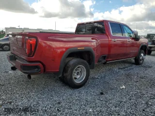 2022 GMC Sierra 3500HD Denali with VIN 1GT49WEY2NF137602, listed as a Copart auction lot 46927635 with 20,038 mi miles and Salvage Title. Bid and sale history available at carsss.com. Image 3.
