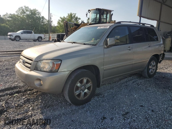 2007 Toyota Highlander w/3rd Row with VIN JTEDP21A370144101, listed as a Copart auction lot 55213895 with 245,093 mi miles and Salvage title. Bid and sale history available at DreamBid. Image 1.