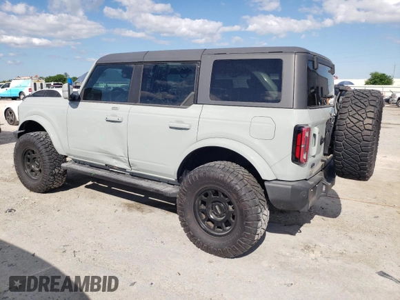 2022 Ford Bronco z VIN 1FMEE5BP9NLB91319, wystawiony jako Copart lot #51629745 z przebiegiem 20 508 mil mil oraz Szkoda całkowita • Salvage title. Historia ofert i sprzedaży dostępna na DreamBid. Obrazek 2.