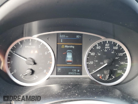 2019 Nissan Sentra S with VIN 3N1AB7AP2KY456886, listed as a Copart auction lot 57873635 with 89,025 mi miles and Salvage title. Bid and sale history available at DreamBid. Image 9.