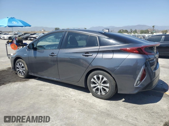 2021 Toyota Prius LE with VIN JTDKAMFPXM3174423, listed as a Copart auction lot 57614925 with Not provided miles and Non repairable. Bid and sale history available at DreamBid. Image 2.