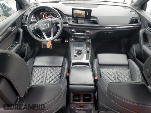 2018 Audi SQ5 Prestige with VIN WA1C4AFY9J2055843, listed as a Copart auction lot 84632594 with 46,838 mi miles and Salvage Title. Bid and sale history available at DreamBid. Image 8.