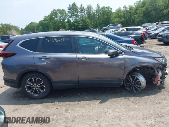 2021 Honda CR-V EX with VIN 5J6RW2H53ML020565, listed as a IAAI auction lot 42396639 with 9,466 mi miles and . Bid and sale history available at DreamBid. Image 14.