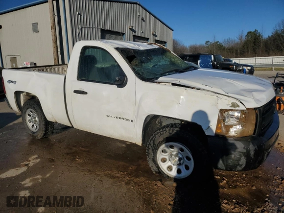 2008 Chevrolet Silverado 1500 Work Truck with VIN 1GCEK14C18Z218563, listed as a Copart auction lot 47167425 with 180,563 mi miles and Salvage Title. Bid and sale history available at carsss.com. Image 4.