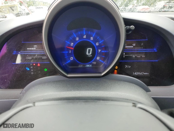 2011 Honda CR-Z EX with VIN JHMZF1D65BS000799, listed as a Copart auction lot 72011574 with 142,947 mi miles and Salvage Title. Bid and sale history available at carsss.com. Image 9.