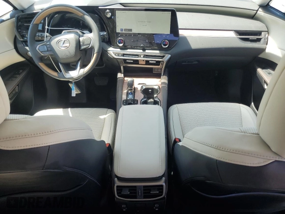 2025 Lexus RX 350h with VIN 2T2BBMCA7SC085065, listed as a Copart auction lot 59034485 with 329 mi miles and Salvage title. Bid and sale history available at DreamBid. Image 8.