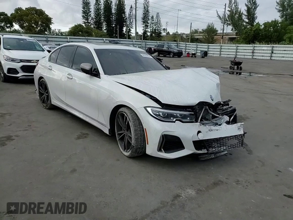 2020 BMW 3 Series M340i with VIN 3MW5U7J05L8B26525, listed as a Copart auction lot 84528894 with 26,380 mi miles and Salvage Title. Bid and sale history available at carsss.com. Image 11.