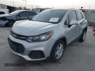 2020 Chevrolet Trax LS with VIN 3GNCJKSB0LL317926, listed as a IAAI auction lot 41802701 with 58,569 mi miles. Bid and sale history available at carsss.com. Image 2.