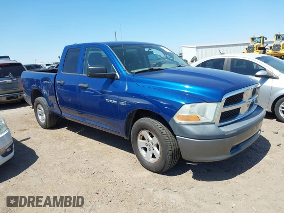 2010 Dodge 1500 TRX with VIN 1D7RV1GT5AS158389, listed as a IAAI auction lot 42142612 with 177,314 mi miles and . Bid and sale history available at carsss.com. Image 1.