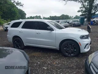 2021 Dodge Durango GT Plus with VIN 1C4RDJDG5MC521437, listed as a IAAI auction lot 42589843 with 53,492 mi miles and . Bid and sale history available at DreamBid. Image 13.