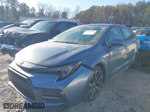 2020 Toyota Corolla SE with VIN JTDS4RCE0LJ039064, listed as a IAAI auction lot 41837450 with 80,528 mi miles and . Bid and sale history available at DreamBid. Image 17.