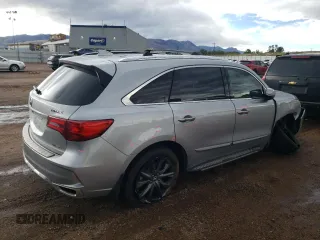 2018 Acura MDX Sport Hybrid w/Advance Pkg with VIN 5J8YD7H74JL000361, listed as a Copart auction lot 71818444 with 101,814 mi miles and Salvage Title. Bid and sale history available at carsss.com. Image 3.