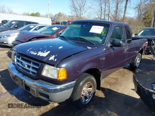 2002 Ford Ranger XLT Appearance with VIN 1FTYR44E42TA12756, listed as a IAAI auction lot 41824028 with 137,380 mi miles. Bid and sale history available at carsss.com. Image 17.