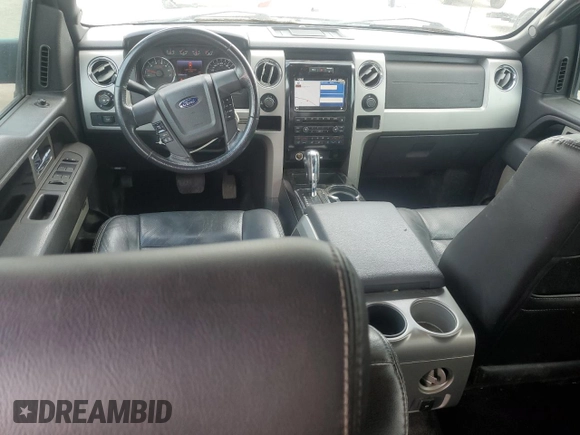 2012 Ford F-150 XL with VIN 1FTFW1ET5CFC70747, listed as a Copart auction lot 56625225 with 222,001 mi miles and Salvage title. Bid and sale history available at DreamBid. Image 8.