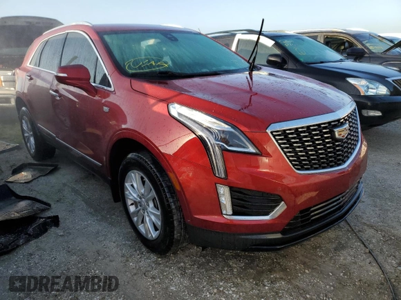 2021 Cadillac XT5 FWD Luxury with VIN 1GYKNAR4XMZ116288, listed as a Copart auction lot 75035314 with 0 mi miles and Non Repairable. Bid and sale history available at carsss.com. Image 4.