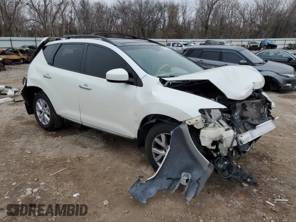 2013 Nissan Murano SL with VIN JN8AZ1MU0DW207573, listed as a Copart auction lot 44251895 with 103,749 mi miles and Salvage Title. Bid and sale history available at carsss.com. Image 4.