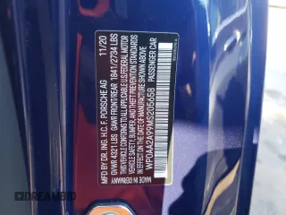 2021 Porsche 911 Carrera with VIN WP0AA2A99MS205658, listed as a Copart auction lot 81368694 with 32,347 mi miles and Salvage Title. Bid and sale history available at carsss.com. Image 12.