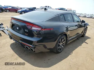2022 Kia Stinger GT-Line with VIN KNAE35LD1N6117466, listed as a Copart auction lot 64859264 with 13,049 mi miles and Salvage Title. Bid and sale history available at DreamBid. Image 3.