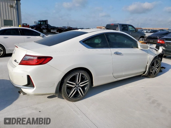 2016 Honda Accord Touring with VIN 1HGCT2B05GA007853, listed as a Copart auction lot 58066705 with 147,618 mi miles and Clean title. Bid and sale history available at DreamBid. Image 3.