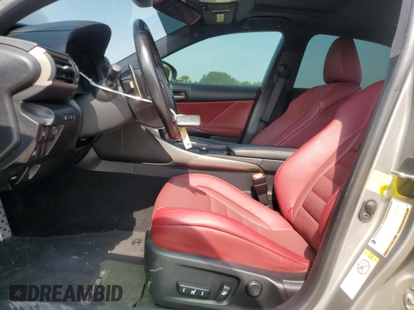 2017 Lexus IS 200t with VIN JTHBA1D22H5042061, listed as a Copart auction lot 59109005 with 90,263 mi miles and Salvage title. Bid and sale history available at DreamBid. Image 7.