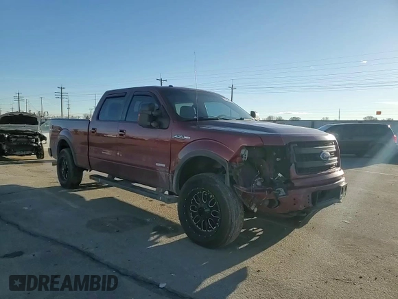 2014 Ford F-150 XL with VIN 1FTFW1ET9EKD45217, listed as a Copart auction lot 85285424 with 154,135 mi miles and Salvage title. Bid and sale history available at DreamBid. Image 10.