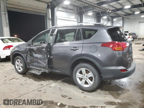 2013 Toyota RAV4 XLE with VIN 2T3RFREVXDW008185, listed as a Copart auction lot 45594385 with 97,915 mi miles and Salvage Title. Bid and sale history available at carsss.com. Image 2.