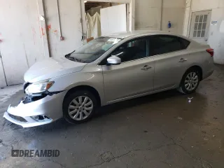 2017 Nissan Sentra SV with VIN 3N1AB7APXHY348508, listed as a Copart auction lot 48877575 with 161,828 mi miles and Salvage Title. Bid and sale history available at carsss.com. Image 1.