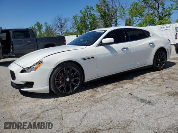 2015 Maserati Quattroporte S Q4 z VIN ZAM56RRA6F1153047, wystawiony jako Copart lot #54162865 z przebiegiem 126 954 mil mil oraz Tytuł czysty. Historia ofert i sprzedaży dostępna na DreamBid. Obrazek 1.