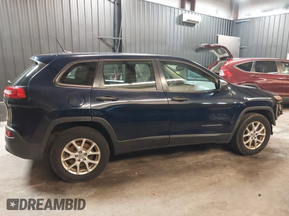 2015 Jeep Cherokee Sport with VIN 1C4PJMAB3FW564055, listed as a IAAI auction lot 42434835 with 237,027 mi miles and . Bid and sale history available at DreamBid. Image 14.