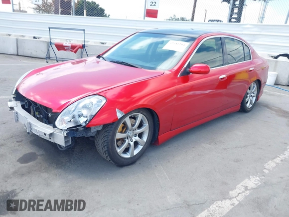 2006 Infiniti G35 with VIN JNKCV51E96M507842, listed as a IAAI auction lot 42181294 with 191,253 mi miles and . Bid and sale history available at DreamBid. Image 18.