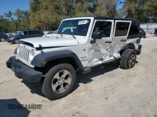 2017 Jeep Wrangler Unlimited Sport with VIN 1C4HJWDG8HL540569, listed as a Copart auction lot 49618545 with 49,706 mi miles and Salvage title. Bid and sale history available at DreamBid. Image 1.