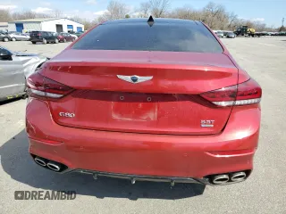 2019 Genesis G80 3.3T Sport with VIN KMTFN4JBXKU313170, listed as a Copart auction lot 46448725 with 31,037 mi miles and Salvage Title. Bid and sale history available at carsss.com. Image 6.