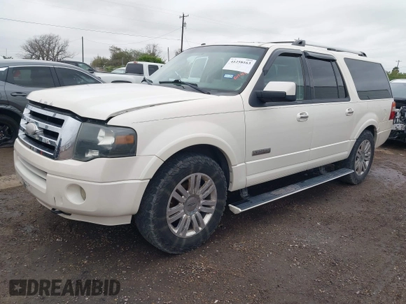 2008 Ford Expedition EL Limited with VIN 1FMFK205X8LA06664, listed as a IAAI auction lot 41258163 with 247,906 mi miles. Bid and sale history available at carsss.com. Image 17.