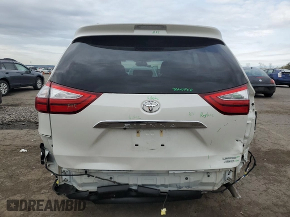 2017 Toyota Sienna XLE z VIN 5TDDZ3DC3HS167023, wystawiony jako Copart lot #53634675 z przebiegiem 12 003 mil mil oraz Szkoda całkowita • Salvage title. Historia ofert i sprzedaży dostępna na DreamBid. Obrazek 6.