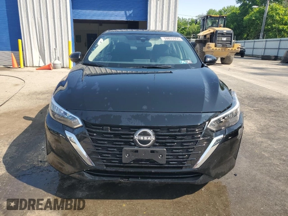 2024 Nissan Sentra S with VIN 3N1AB8BVXRY324049, listed as a Copart auction lot 59855955 with 4,509 mi miles and Salvage title. Bid and sale history available at DreamBid. Image 5.